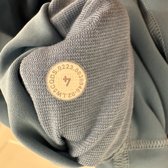 Wunder Train High-Rise Tight 25", Size 4, Utility Blue - Picture 5 of 6